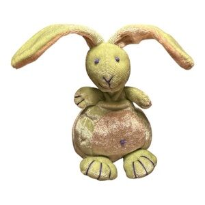 Mini Beanbag Manhattan Toy Co Tiny Green Easter Bunny Plush Stuffed Animal